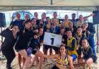AHPA/SESPOR é Campeã do Jogos Abertos em dose dupla no Handebol de Praia