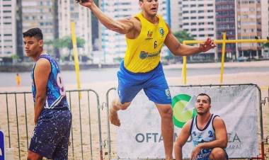 Vinicius Forigo, atleta parnanguara, é convocado para a Seleção Brasileira de Beach Handball