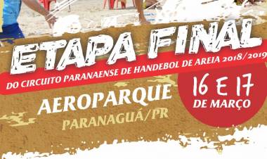 Campeões Paranaense de Handebol de Areia serão conhecidos em Paranaguá