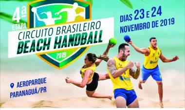 Paranaguá recebe etapa decisiva do Brasileiro de Handebol de Areia