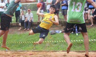 Handebol de Areia parnanguara disputa Fase Final do Jogos da Juventude