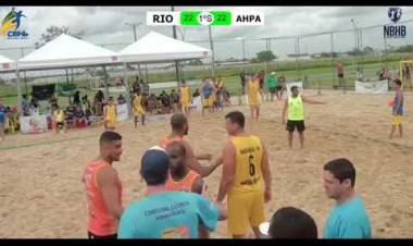 AHPA/SESPOR x Rio Handbeach - Disputa de 3º Masculino