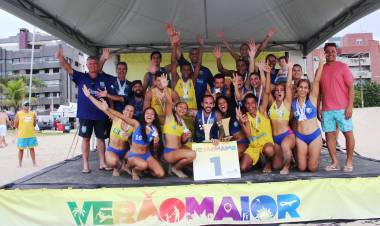 AHPA/SESPOR abre Circuito Paranaense de Handebol de Areia em dose dupla no pódio