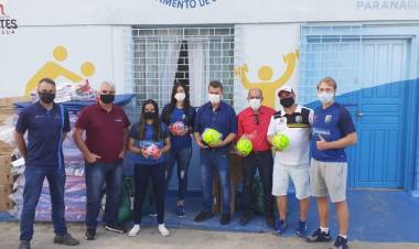 AHPA recebe material esportivo do Governo do Estado