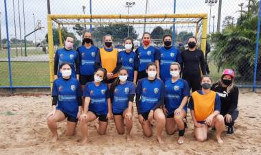 Handebol de Praia agitou Aeroparque neste domingo
