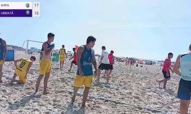 Final do Circuito Paranaense de Handebol de Areia-AHPA/SESPOR/SICOOB/BANANINA PARANAGUÁ x UBIRATÃ