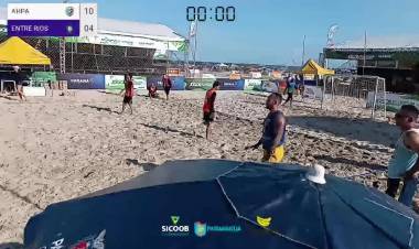 Final do Circuito Paranaense de Handebol de Areia-AHPA/SESPOR/SICOOB/BANANINA PARANAGUÁ x ESTRE RIOS