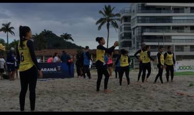 Circuito Paranaense de Handebol de Praia - Adulto FEM Quartas (AHPA/Paranaguá x Entre Rios do Oeste)