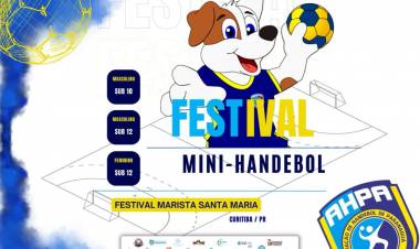 AHPA/SESPOR/SICOOB/Bananina participa do Festival Marista Santa Maria de Handebol