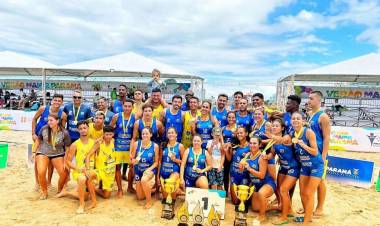 AHPA/SESPOR/SICOOB domina Etapa Final do Paranaense de Handebol de Praia
