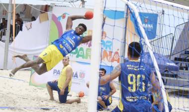 AHPA/SESPOR/SICOOB participa neste final de semana da 1ª Etapa do Paranaense de Handebol de Praia.