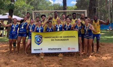 AHPA/SESPOR/SICOOB domina Handebol de Praia no JAP's 