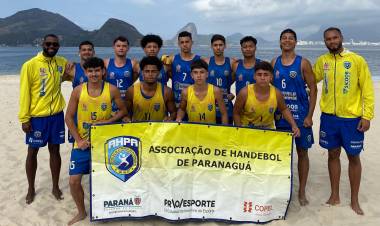 AHPA/SESPOR/SICOOB/Paranaguá encerra 2ª Etapa do Circuito Brasileiro de Handebol de Praia com 6º lugar no juvenil e 7º no adulto