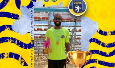 André Luiz é campeão Sul-Centro Americano de Handebol de Praia com a Seleção Brasileira 