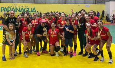 Handebol de Paranaguá conquista títulos feminino e masculino na fase Macrorregional dos Jogos Abertos do Paraná 2026