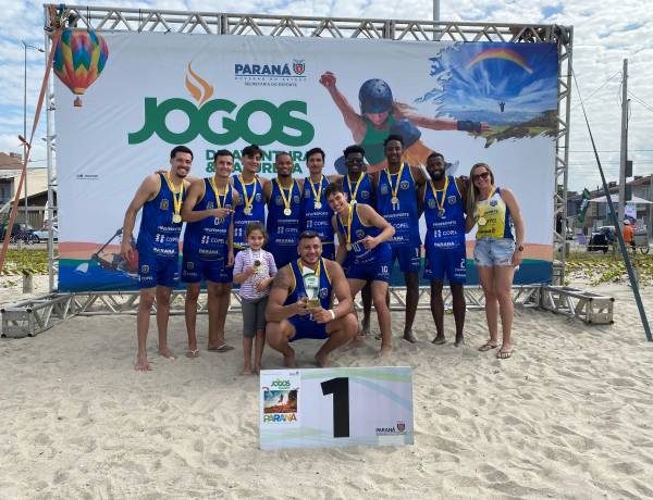 AHPA/SESPOR/SICOOB/PARANAGUÁ brilha na 1ª Etapa do Circuito Paranaense de Handebol de Praia 2025 em Matinhos