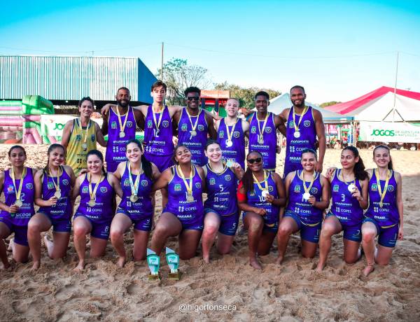 AHPA/SESPOR/SICOOB/Paranaguá brilha na 2ª Etapa do Circuito Paranaense de Handebol de Praia
