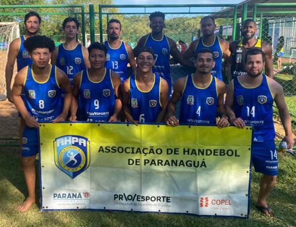 Paranaguá brilha na areia e conquista ouro e prata no Handebol de Praia do 67º Jogos Abertos do Paraná