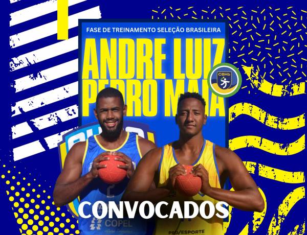 Atletas da AHPA/SESPOR/SICOOB/Paranaguá são convocados para fase de treinamento da Seleção Brasileira de Handebol de Praia