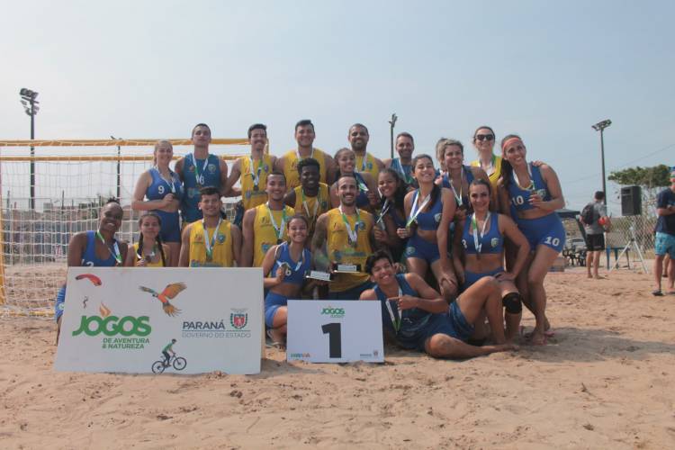 Equipes da AHPA/SESPOR conquistam primeira etapa da Copa Paraná de Handebol de Areia