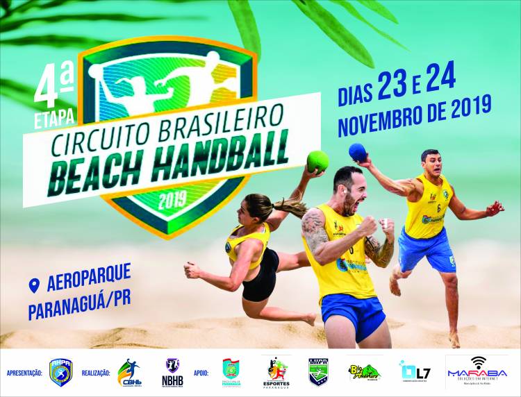Paranaguá recebe etapa decisiva do Brasileiro de Handebol de Areia