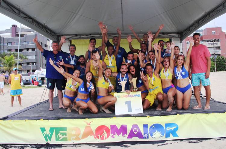 AHPA/SESPOR abre Circuito Paranaense de Handebol de Areia em dose dupla no pódio