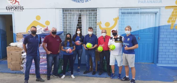 AHPA recebe material esportivo do Governo do Estado