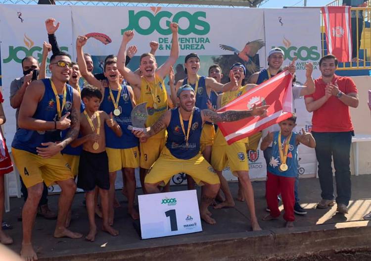 AHPA/SESPOR é Campeã da 3ª Etapa do Paranaense de Handebol de Praia