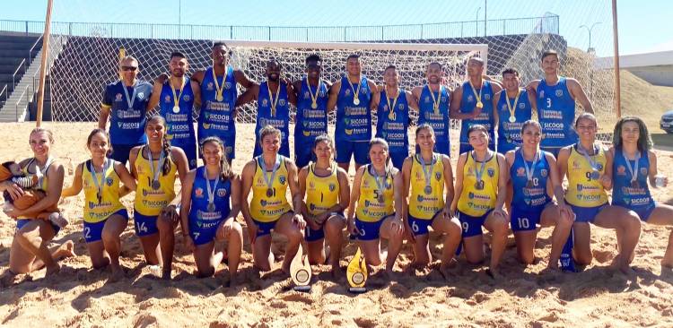 AHPA/SESPOR/SICOOB/Bananina é campeã da etapa de Abertura do Paranaense de Handebol de Praia