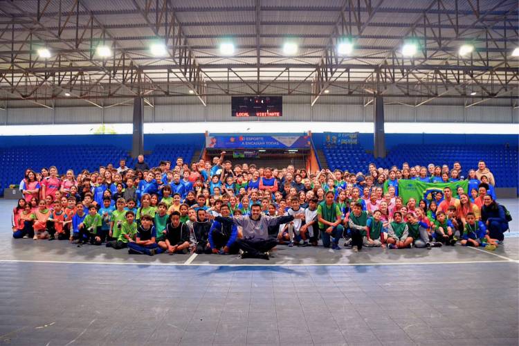 Sucesso, essa é a palavra que define como foi a 2ª edição do Festival Parnanguara de Mini-Handebol neste sábado