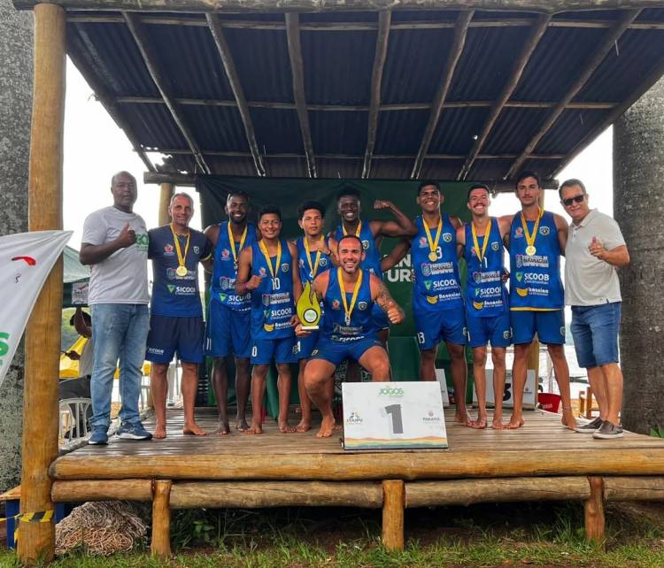 AHPA/SESPOR/SICOOB/Bananina é Campeã da 4ª Etapa do Paranaense de Handebol de Praia