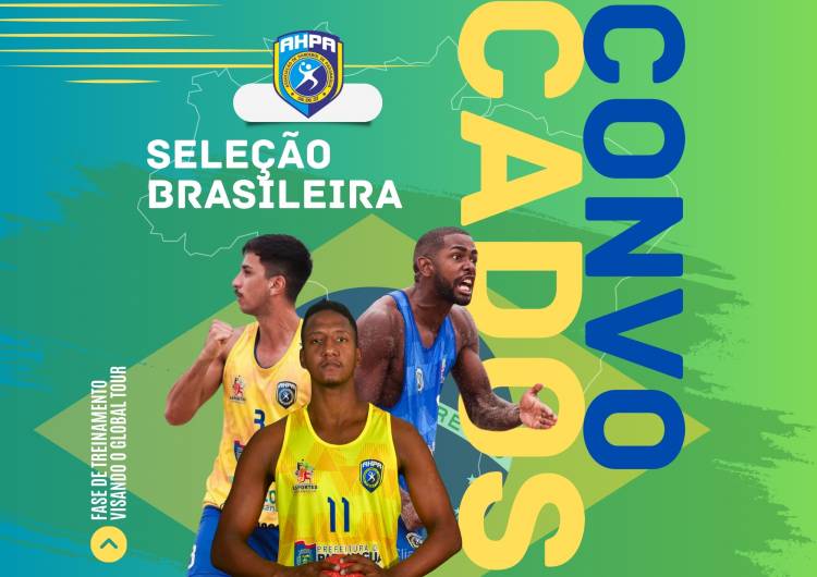 Atletas da AHPA/SESPOR/SICOOB são convocados para o Global Tour
