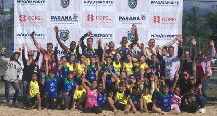 1ª Clínica de Handebol de Praia foi um grande sucesso