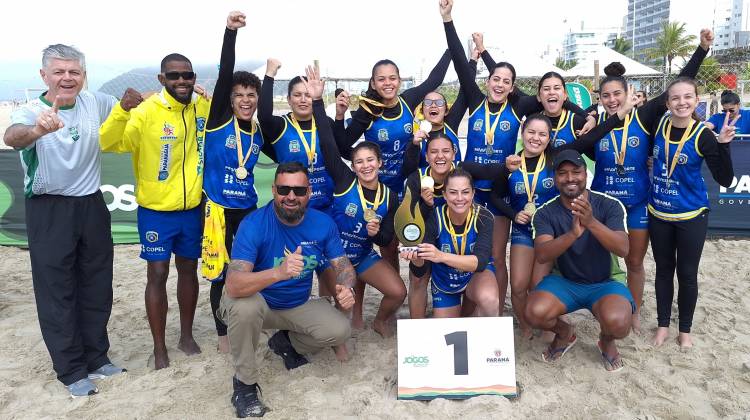 2ª Etapa do Paranaense de handebol de praia termina com vitória da AHPA/SESPOR/SICOOB