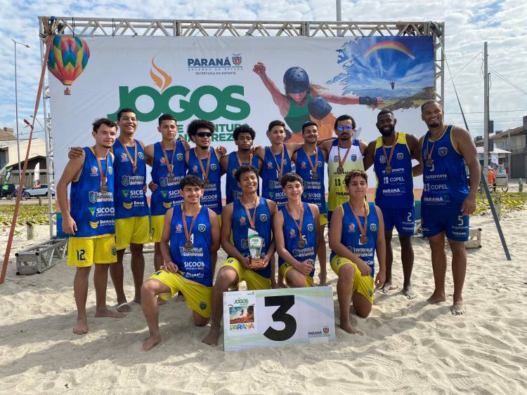 AHPA/SESPOR/SICOOB/PARANAGUÁ brilha na 1ª Etapa do Circuito Paranaense de Handebol de Praia 2025 em Matinhos