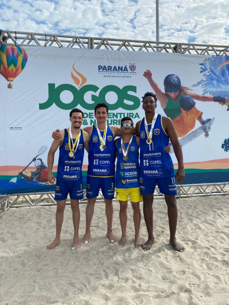 AHPA/SESPOR/SICOOB/PARANAGUÁ brilha na 1ª Etapa do Circuito Paranaense de Handebol de Praia 2025 em Matinhos