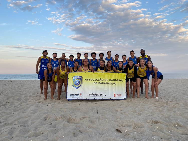 AHPA/SESPOR/SICOOB/Paranaguá conquista título no Adulto Masculino e brilha na 1ª Etapa do Circuito Brasileiro de Handebol de Praia 2025