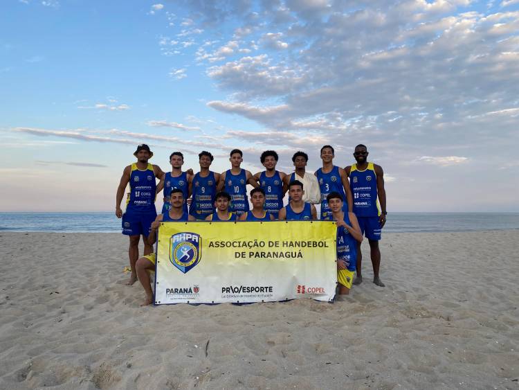 AHPA/SESPOR/SICOOB/Paranaguá conquista título no Adulto Masculino e brilha na 1ª Etapa do Circuito Brasileiro de Handebol de Praia 2025