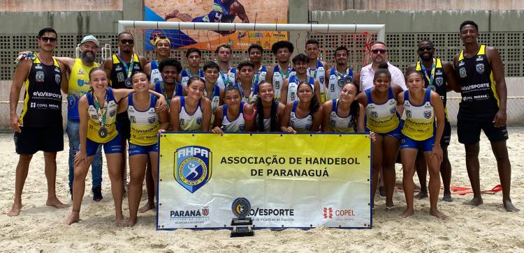 AHPA/SESPOR/SICOOB/Paranaguá é vice-campeã brasileira juvenil de handebol de praia e consolida sua força nacional
