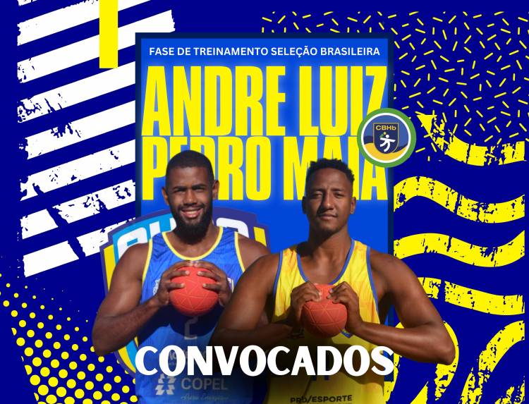 Atletas da AHPA/SESPOR/SICOOB/Paranaguá são convocados para fase de treinamento da Seleção Brasileira de Handebol de Praia