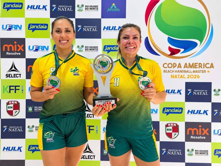 Atletas de Paranaguá são vice-campeãs da Copa América de Handebol Master